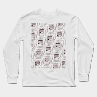 Sardines Pattern Long Sleeve T-Shirt